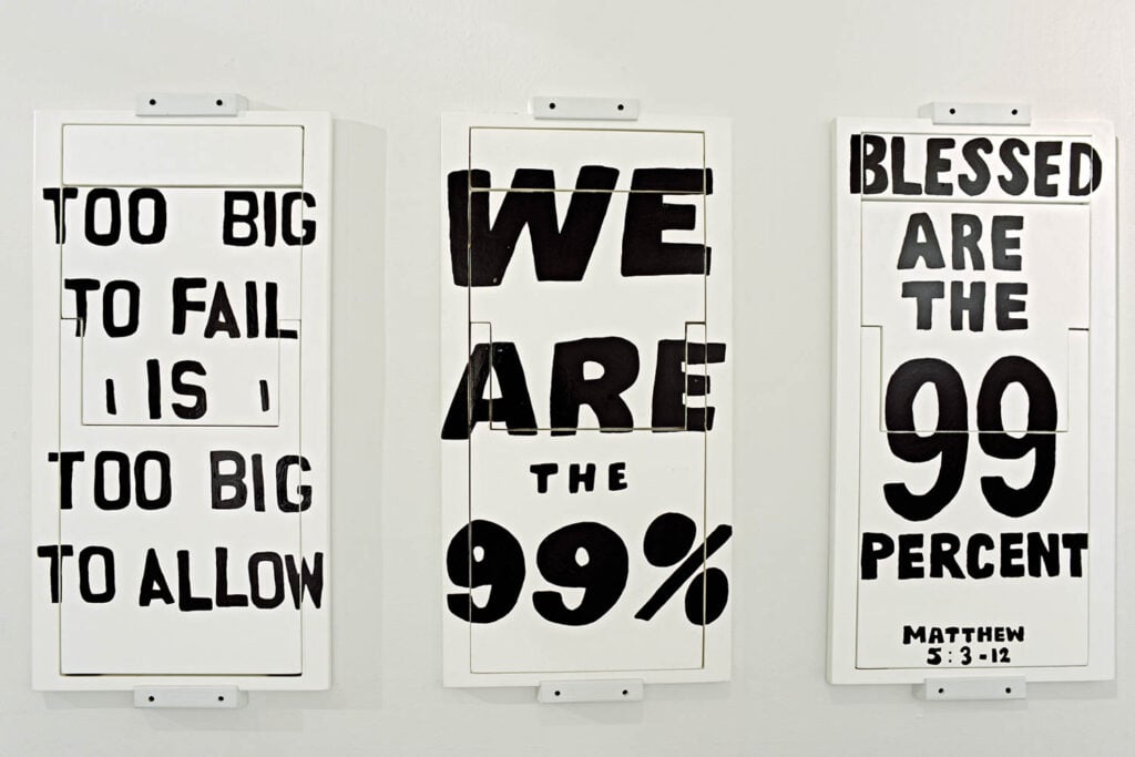 postered with black text on white background