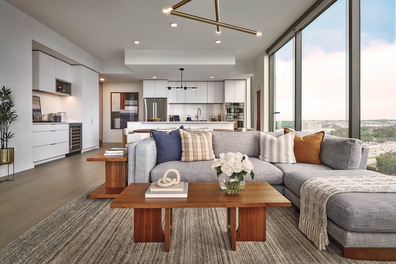 banquet seating with red blue and yellow pillows
