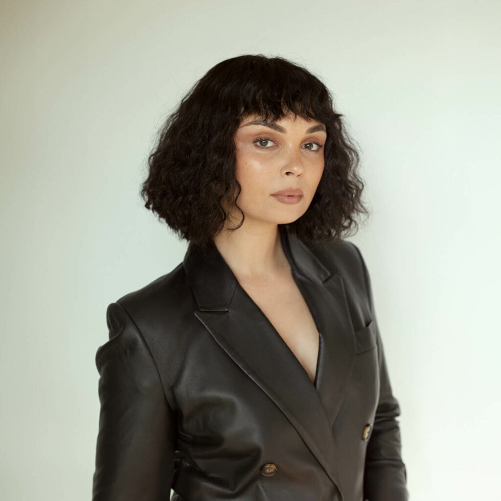 headshot of interior designer Anne Dereaux