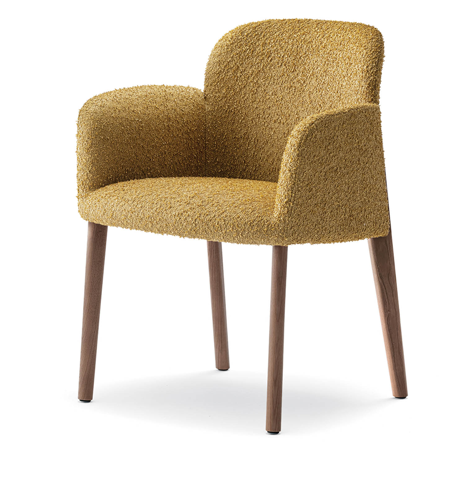 dark yellow armchair